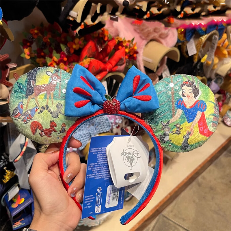 Disney Parks 100 Years Decades 2 of 10 Snow White Minnie Ears Headband NWT