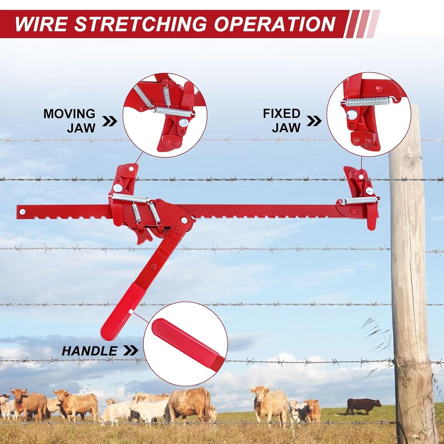 Efficient Wire Fence Repair Tool with Long Lasting Appearance and Service Life