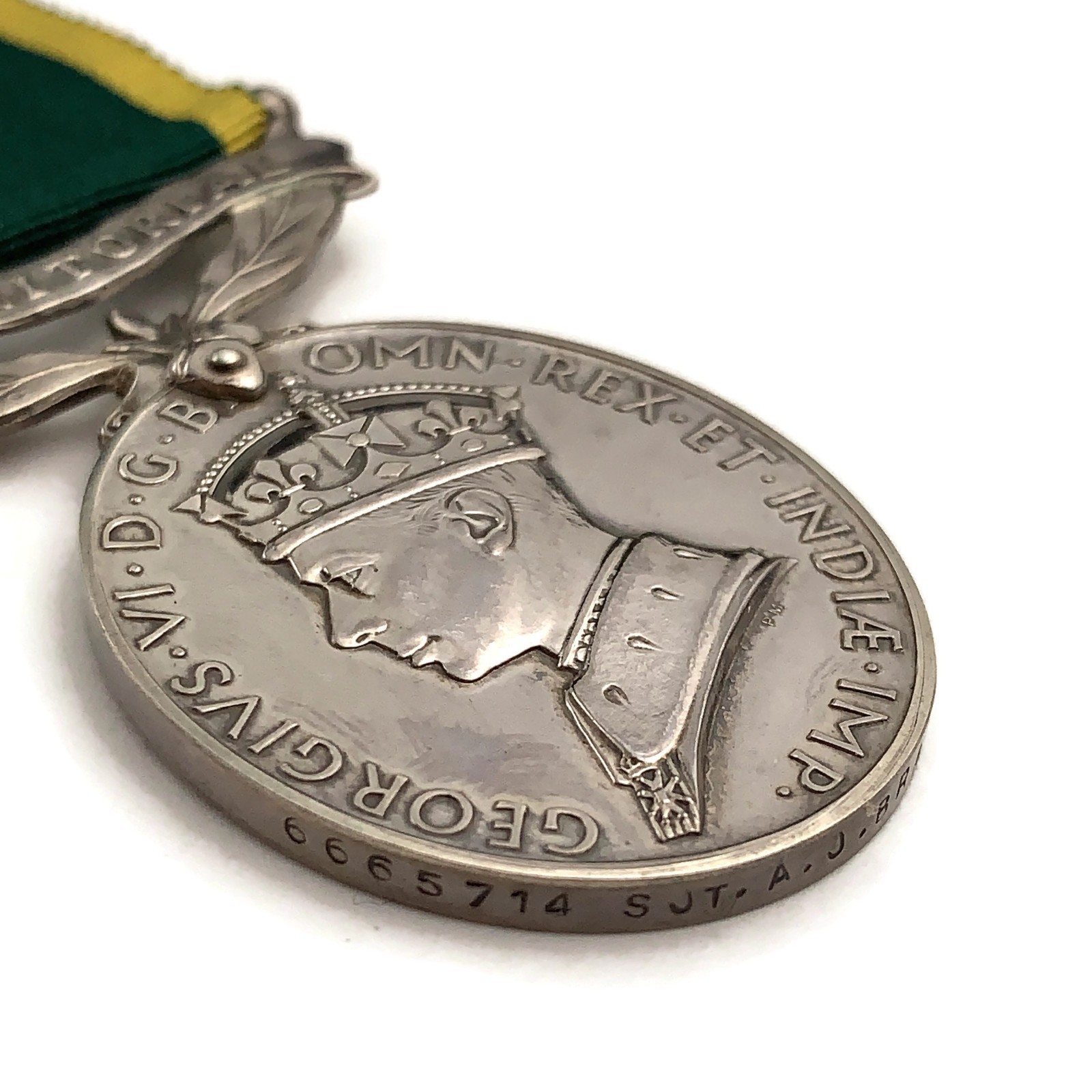Royal Army Ordnance Corps RAOC – Territorial Efficient Service Medal – A BRANDON
