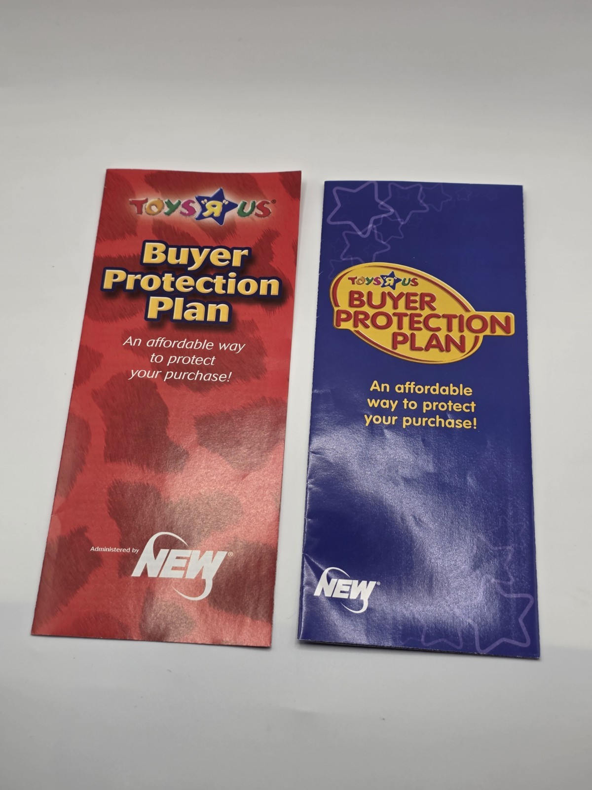 Toys R Us Buyer Protection Plan Brochure Lot 2003 2004 Vintage Store Advertising