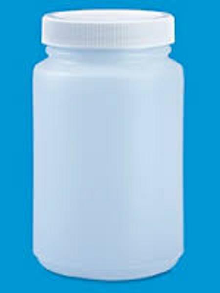 Plastic Wide Mouth STRAIGHT SIDE JAR 8 OUNCE/OZ Food Liquid Beauty HDPE FDA BPA