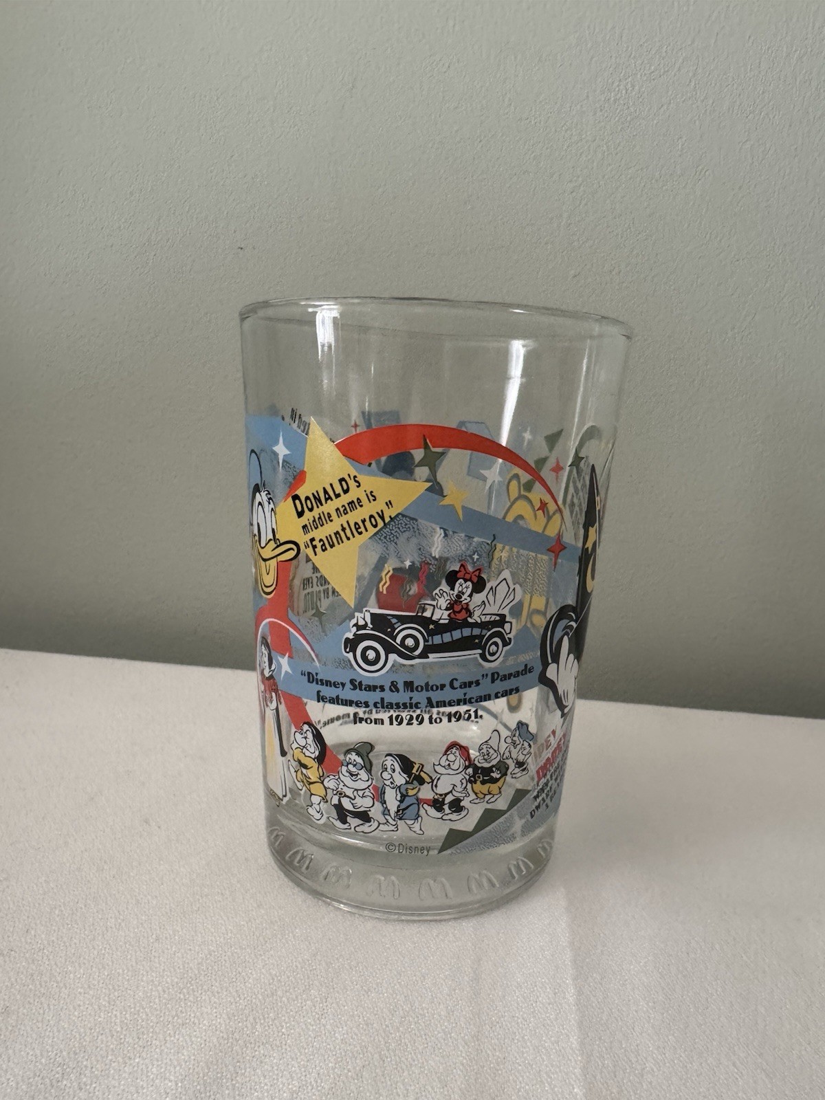 McDonalds Disney 100 Years of Magic Glasses Set of 3 Mickey Pinocchio Goofy