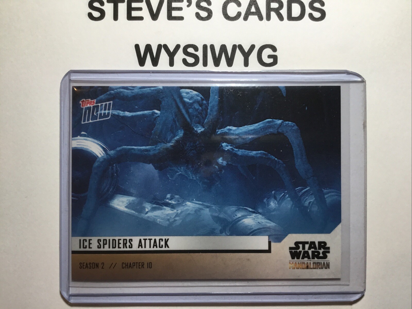 2020 TOPPS NOW STAR WARS MANDALORIAN SEASON 2 #10 Ice Spiders Attack