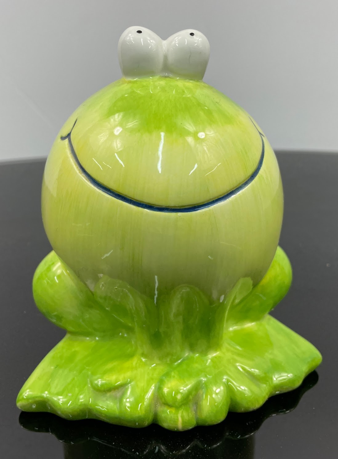 Ceramic Happy Frog Piggy Bank, Coin Bank With Stopper 2002 Insights