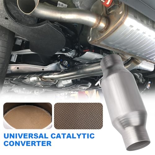 Catalytic Converter 3 Inch 2 Pcs, High Flow Universal Catalytic Convert Inlet