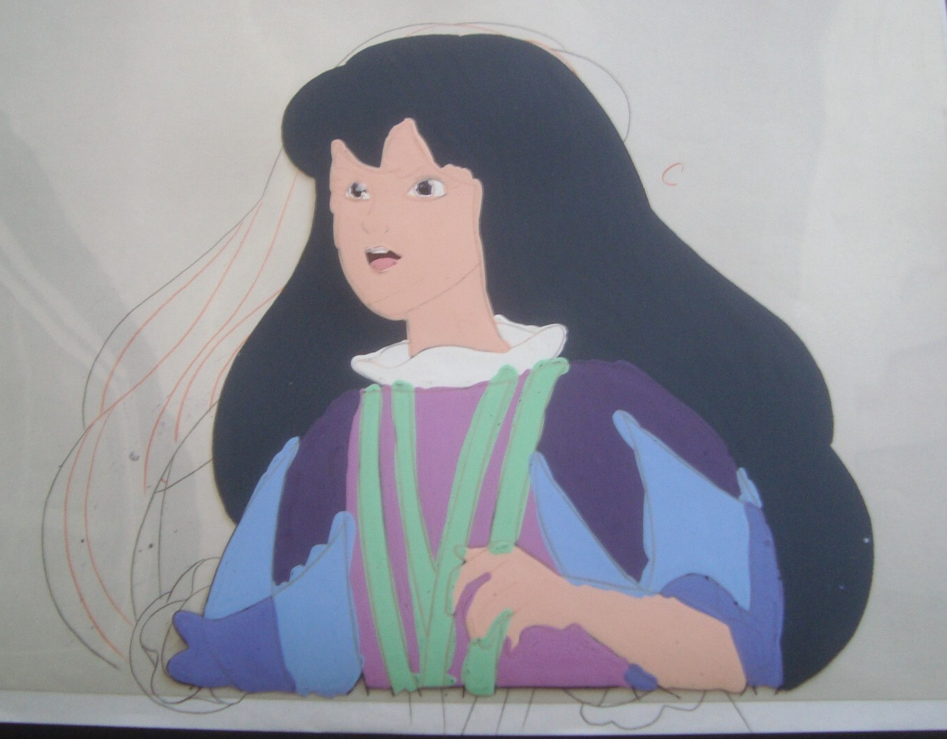 LADY LOVELY LOCKS Original Animation Art Cel DIC Duchess Ravenwaves 1B