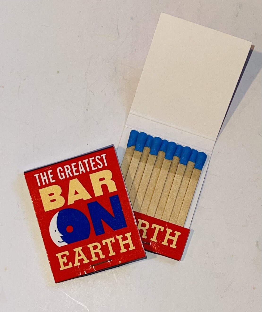 Lot of 2: WINDOWS ON THE WORLD & GREATEST BAR ON EARTH MATCHES New Old Stock