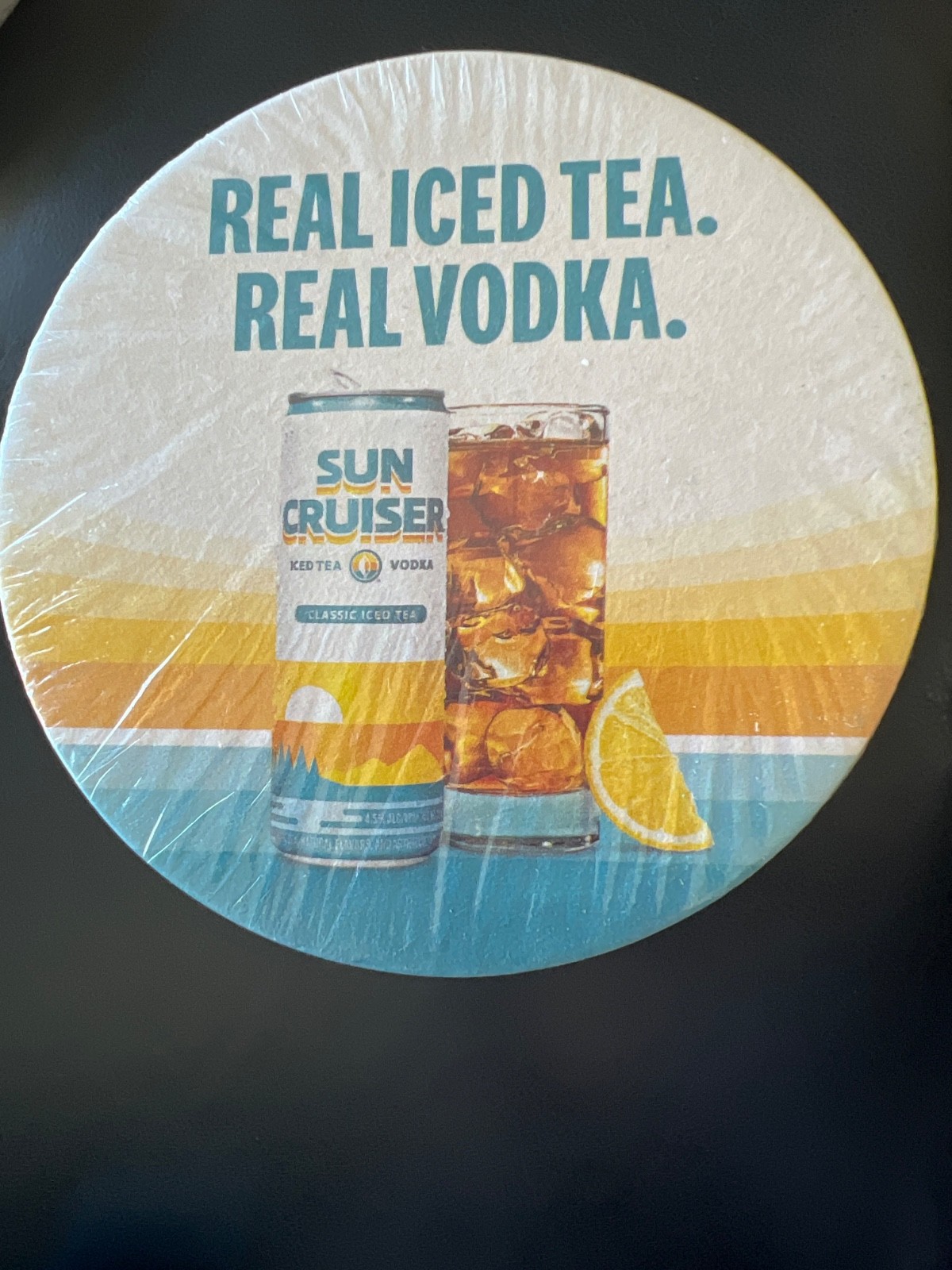 Sun Cruiser Lemonade Vodka Cardboard Bar Drink Coasters 125pc Double Side 4″ NEW
