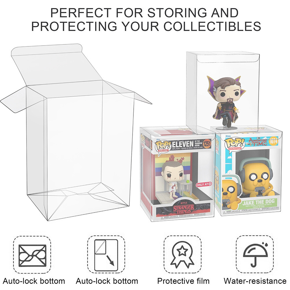 Lot 5 20 50 100 Collectibles Protector Case for Funko Pop 4″ inch Vinyl Figures