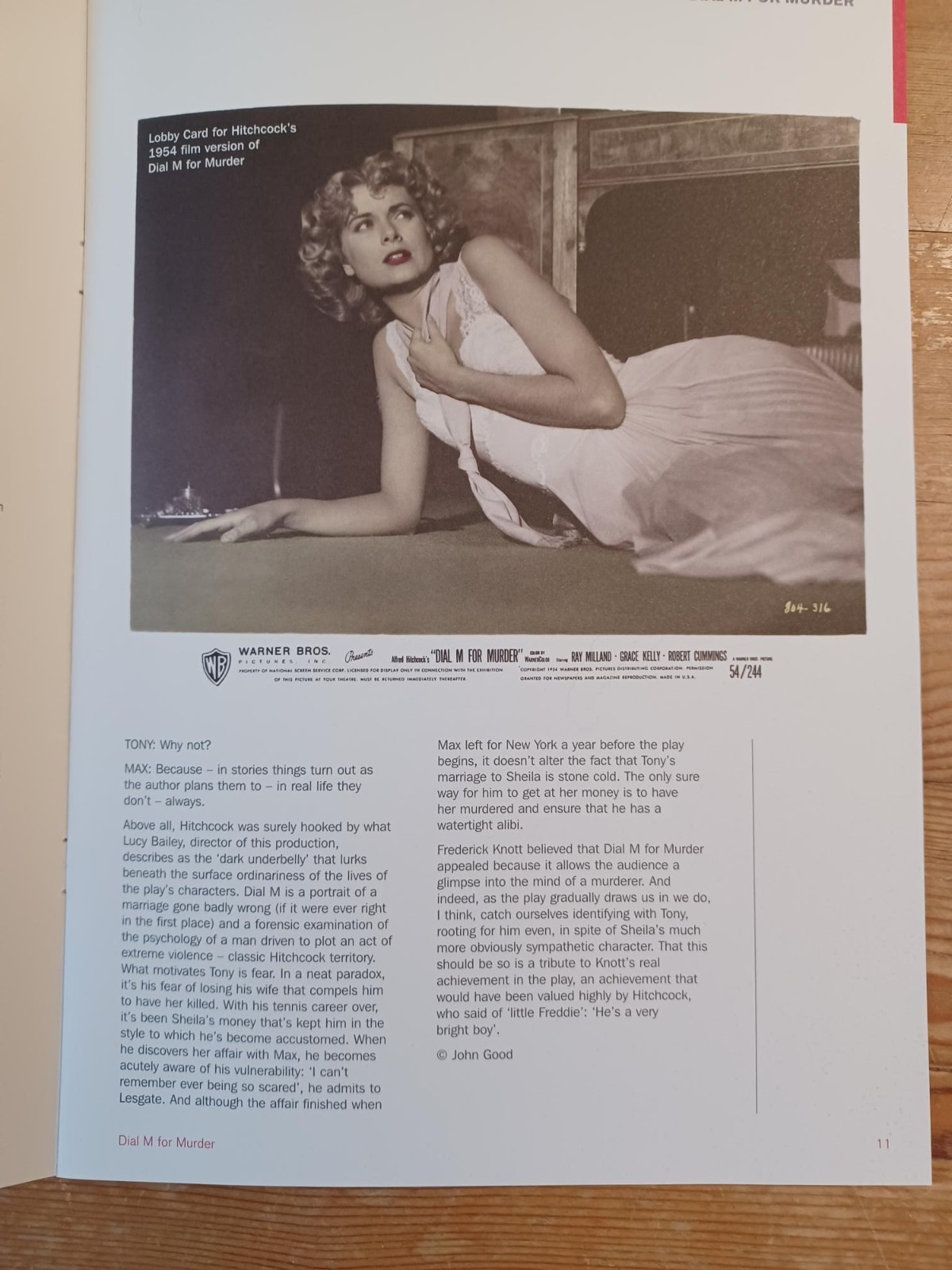 4 x Programmes from The West Yorkshire Playhouse Leeds – 2000s onwards
