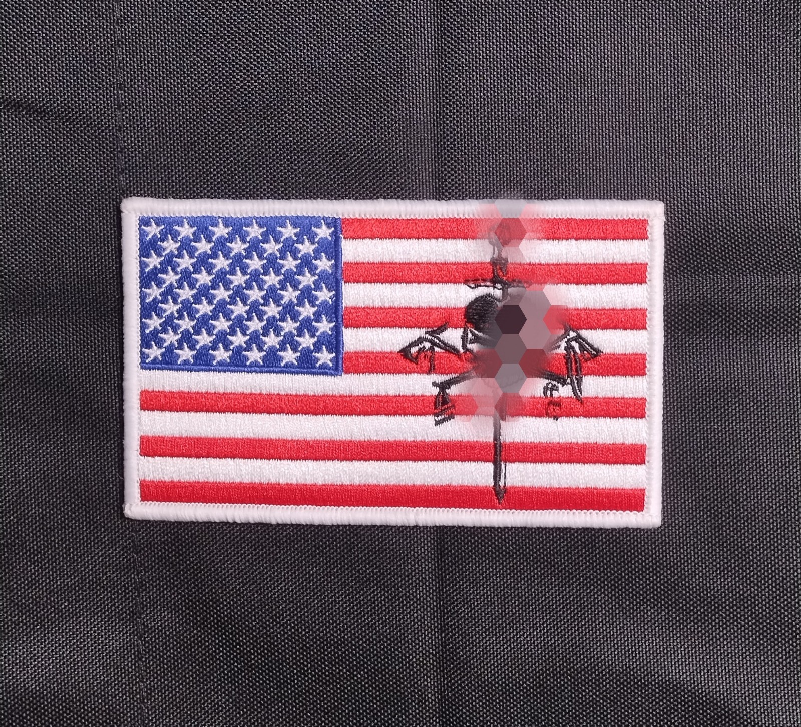 NSWDG DevGru Silver SQN Emblem – Large Flag Patch – First Style – Nice Detail!