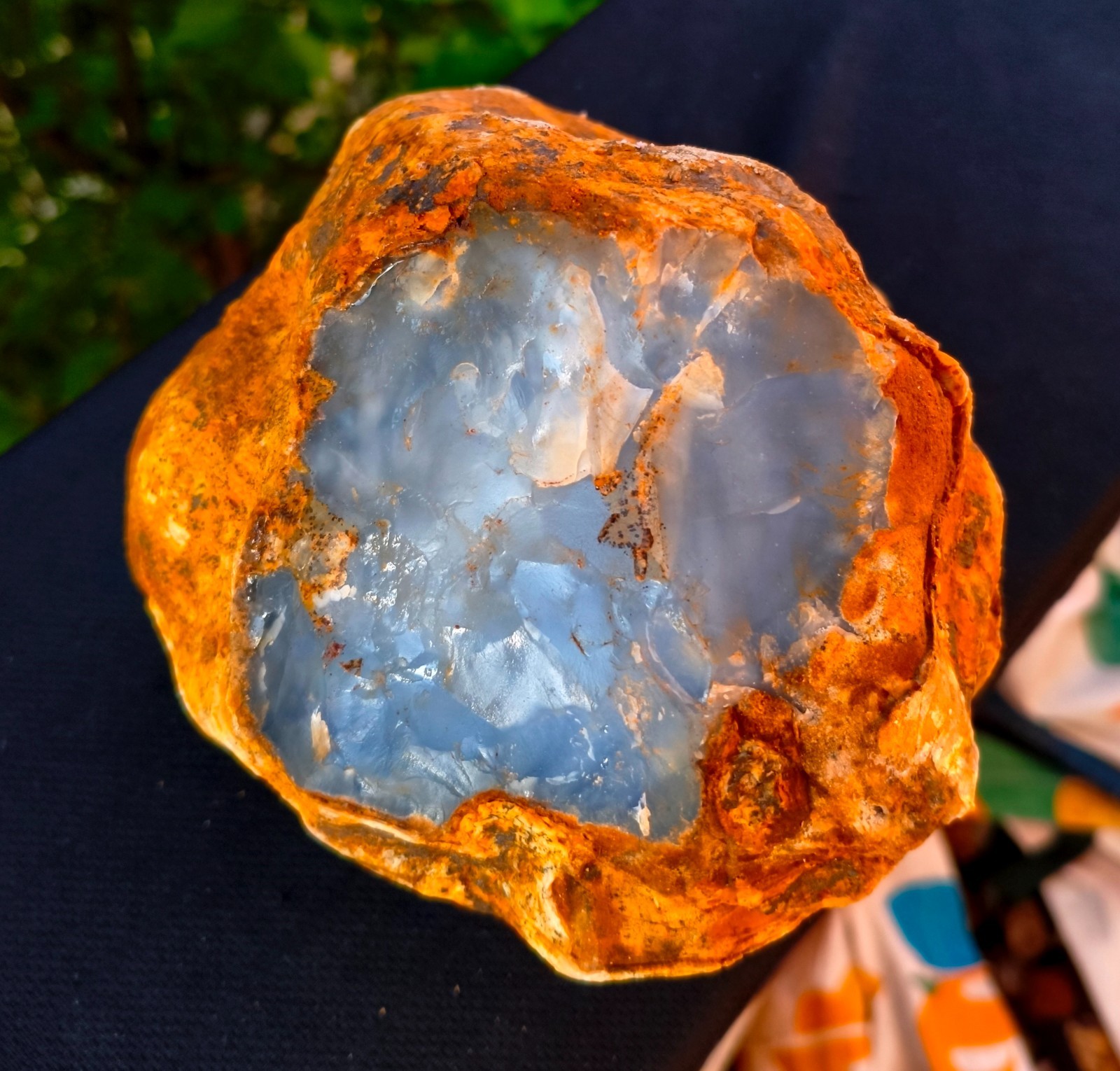 7 Lb 1 Oz Raw Premium Blue Chalcedony