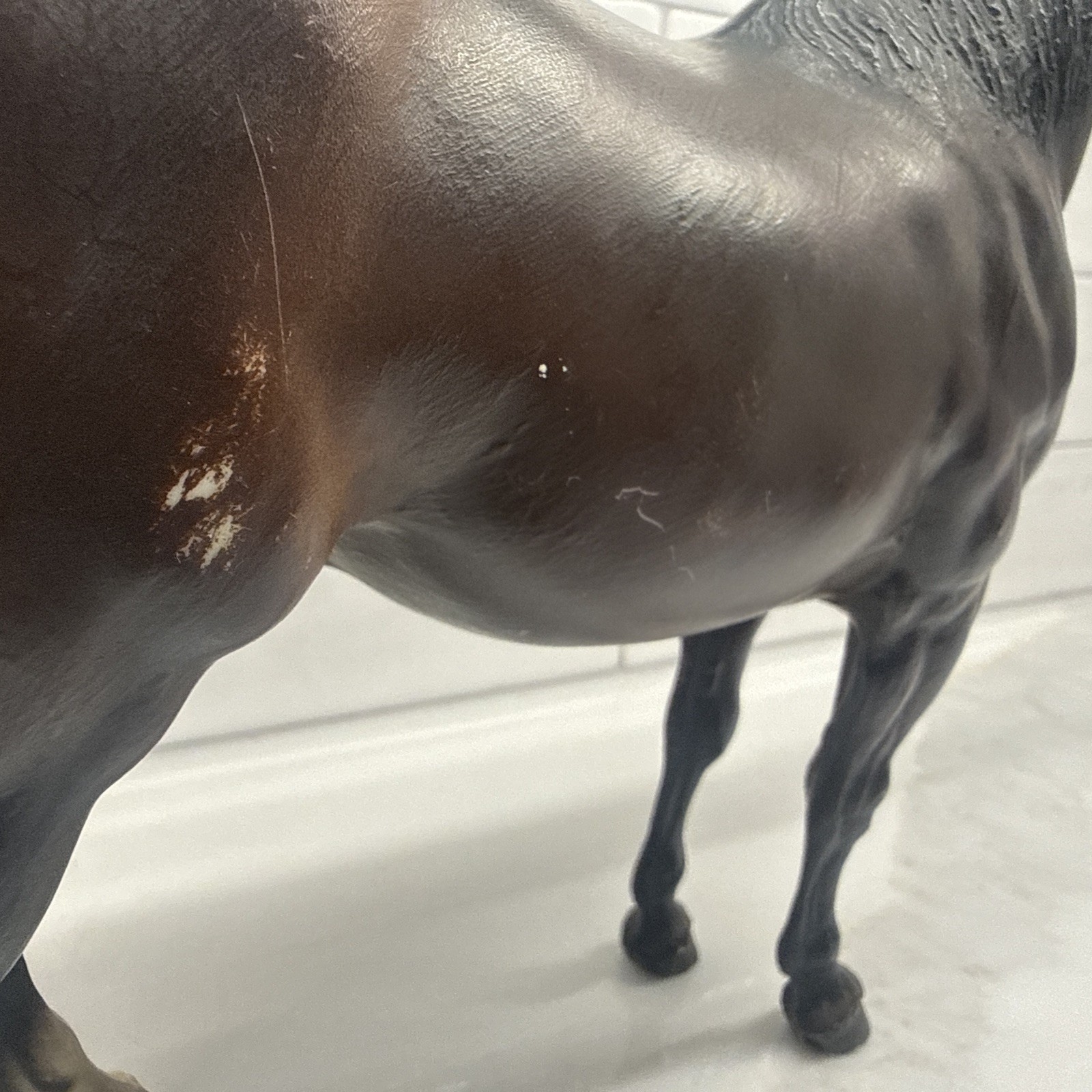 Breyer Vintage Classic Horse Adios Matte Dark Bay Famous Standardbred #50 Good