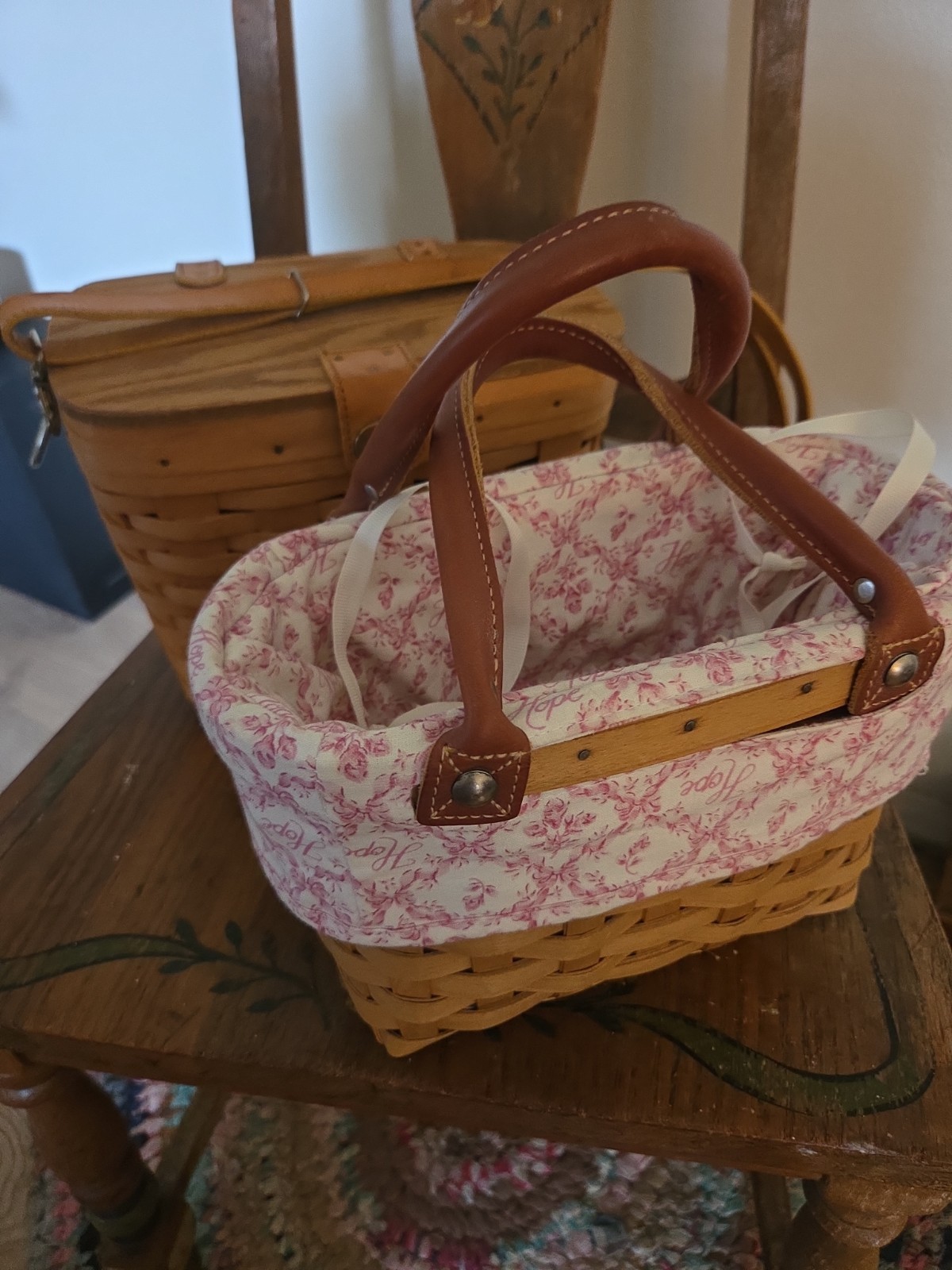 Longaberger Basket Purses (2) with Liner
