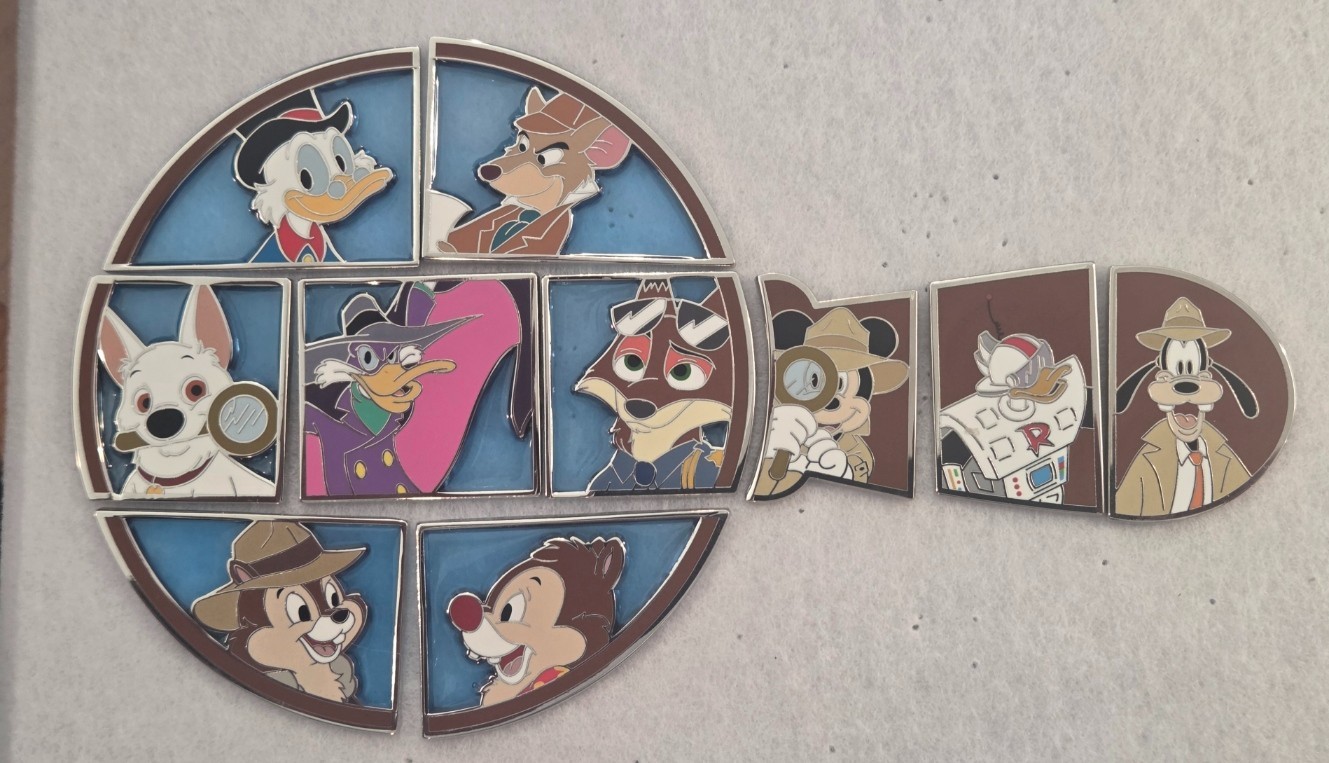 Disney DLR Daring Detective / Detectives Puzzle Mystery Pins – You Pick