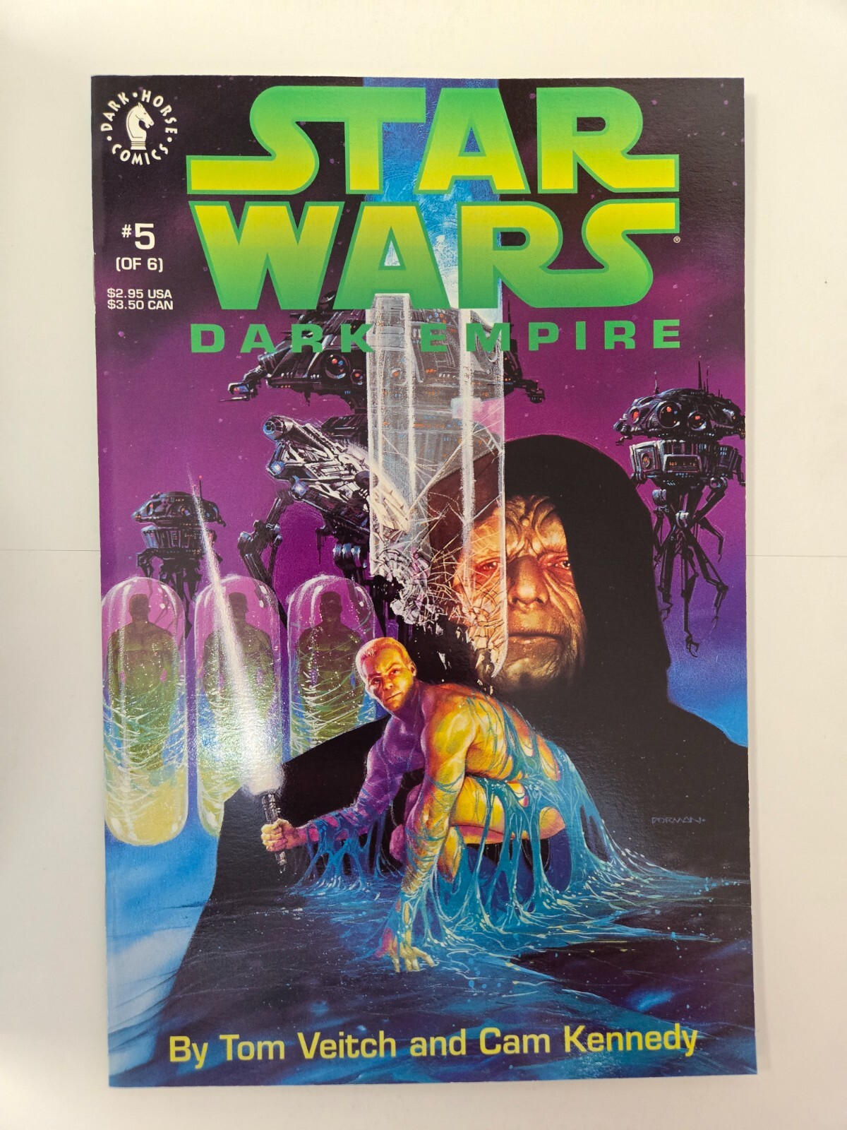 STAR WARS DARK EMPIRE #5 NEAR MINT UNREAD COPY DARK HORSE 1992