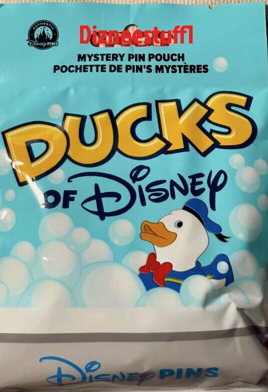 Disney Ducks Of Disney Mystery Pin Bag (5 pins per bag) Sealed