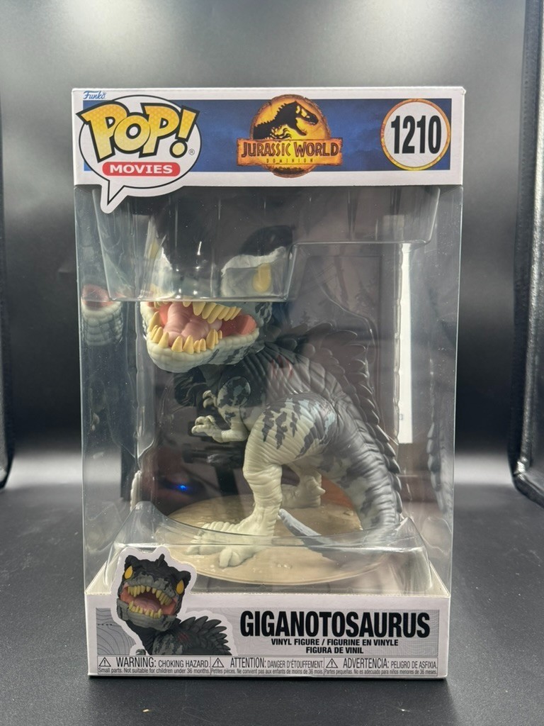 Funko Pop! Jurassic World: Giganotosaurus #1210 Item# 55376 w/ Protector