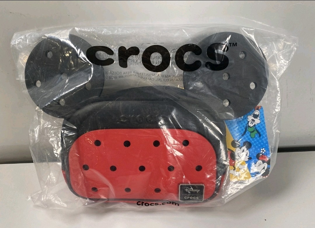 Crocs Classic Disney Mickey Mouse Belt Waist Bag Fanny Hip Pack NWT SEALED RARE!