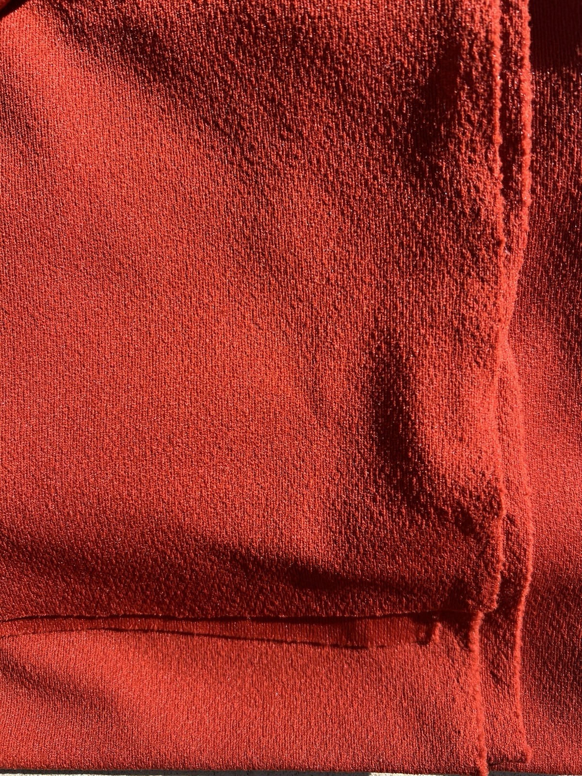 FASHION CUT 100% Polyester 2 Yards x 66″ Wide Rust Color Woolworths