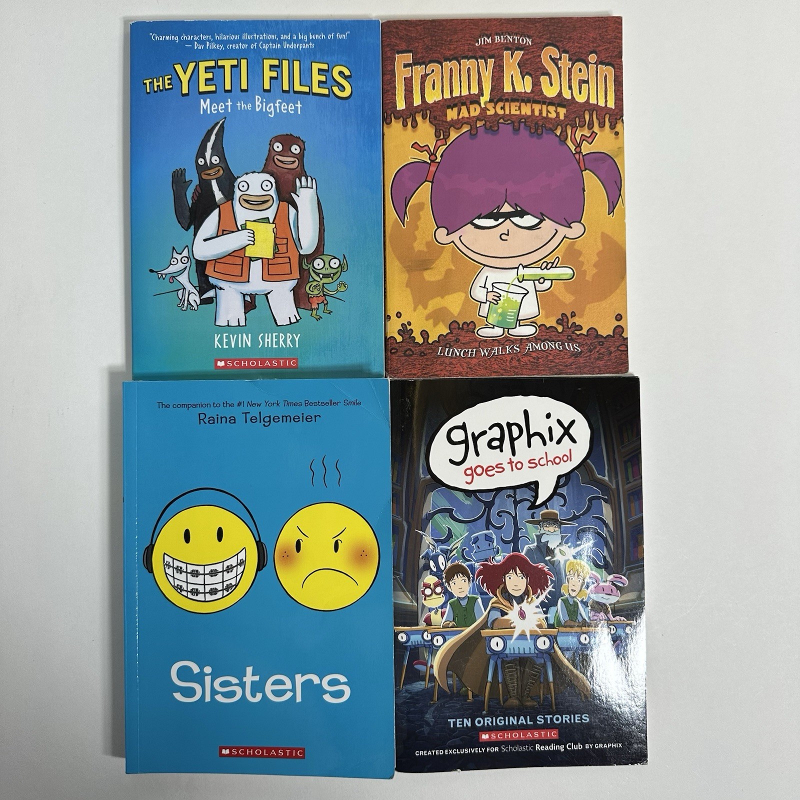 Lot of 12 Graphic Novel & Illustrated Books, Children & Young Teens/Adults, Good