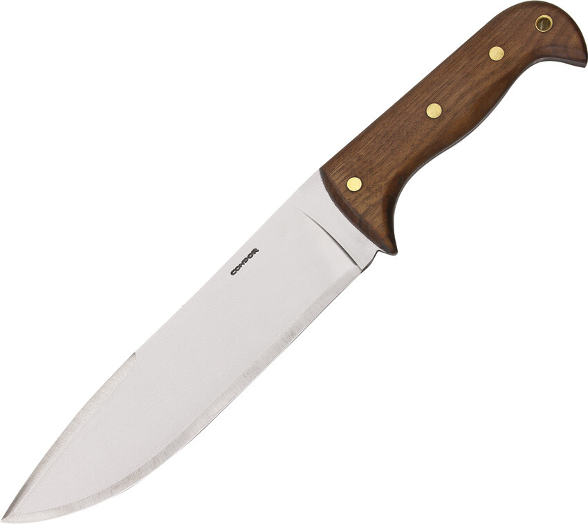 Condor 9″ Moonshiner Fixed 1075 High Carbon Steel Blade Wood Handle Knife 2359HC