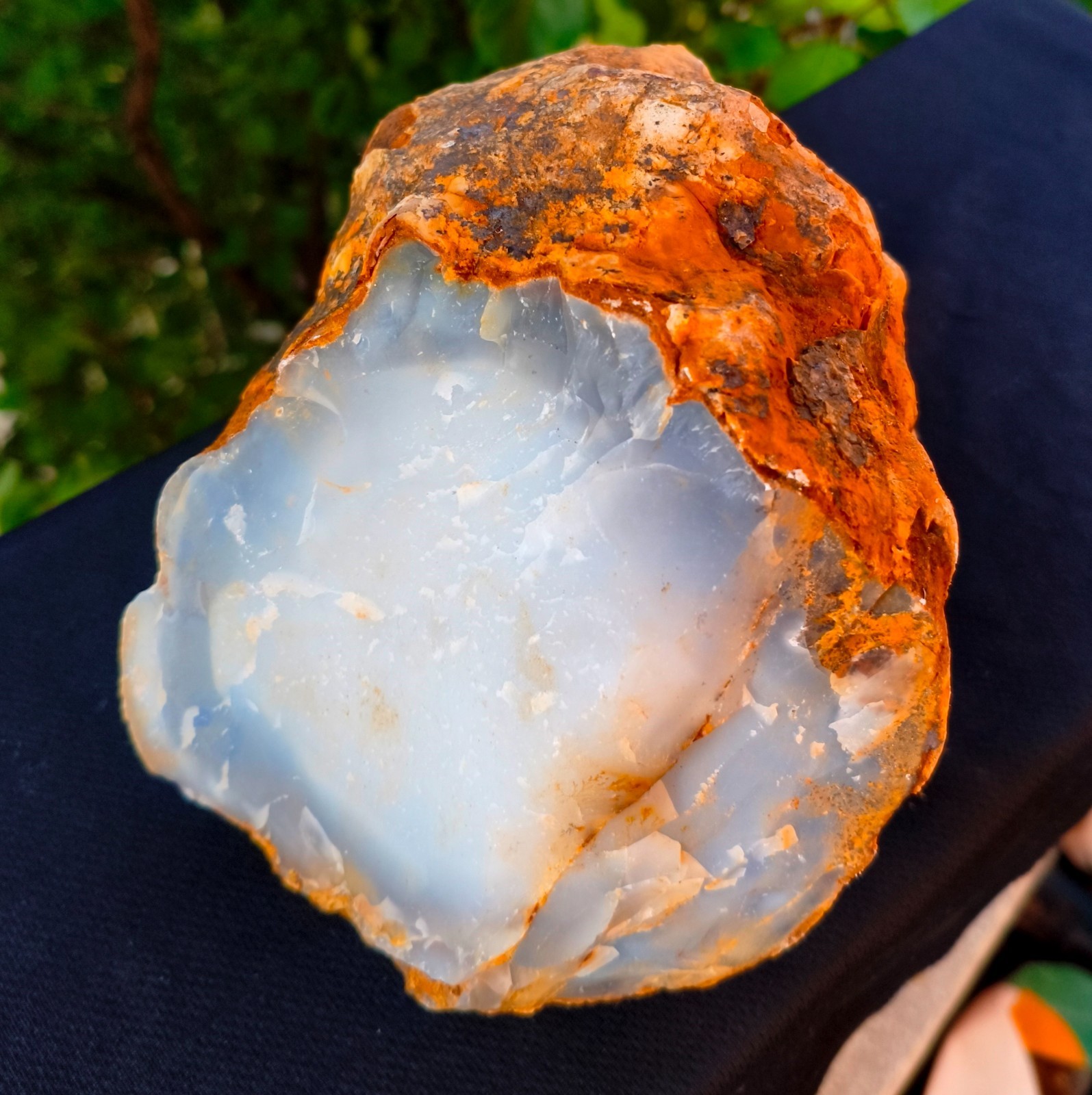 7 Lb 1 Oz Raw Premium Blue Chalcedony
