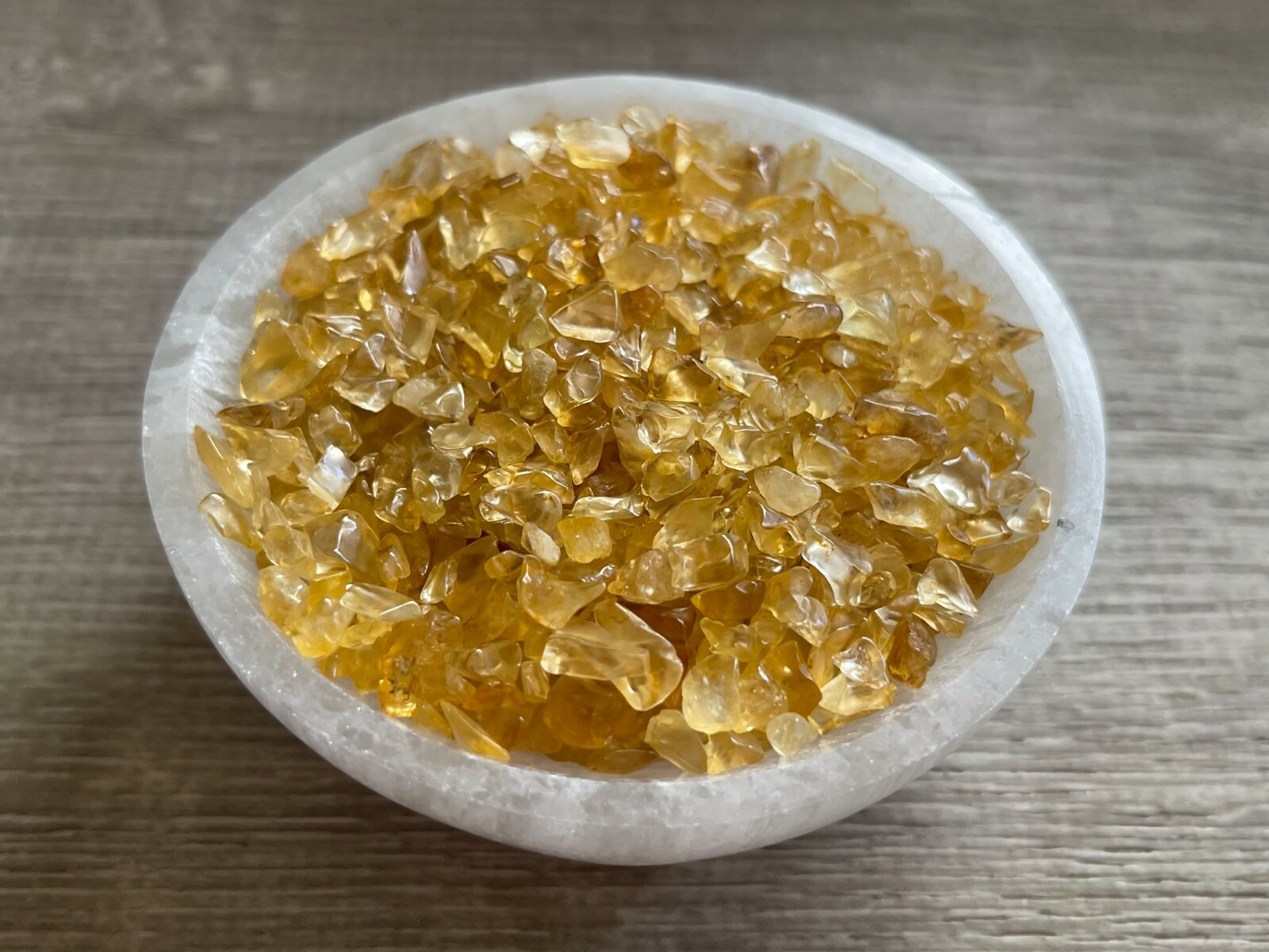 Grade A+++Citrine Semi Tumbled Gemstone Mini Chips 3 – 6 mm, Wholesale Bulk Lot