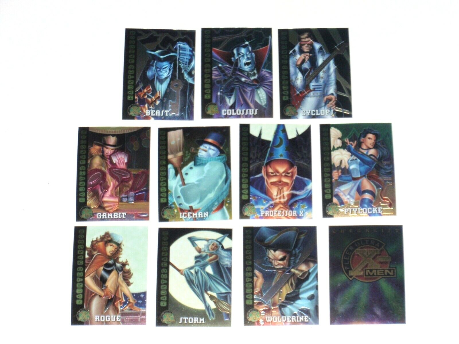 1995 FLEER ULTRA X-MEN CHROMIUM 100 CARD SET MARVEL HAUNTED MANSION DEADPOOL