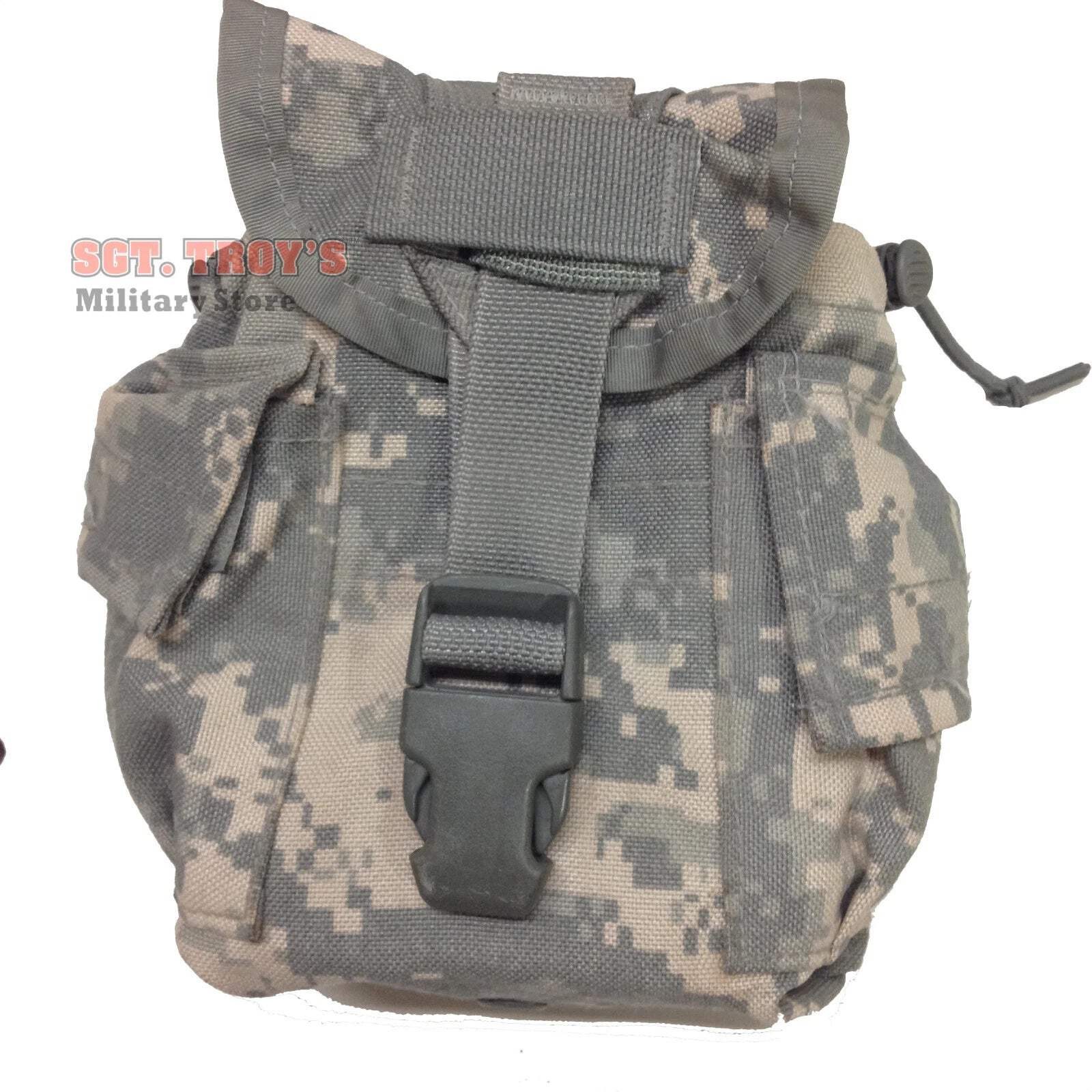 Original Military ACU MOLLE General Purpose Pouch Canteen Cover Mag Dump Pouch