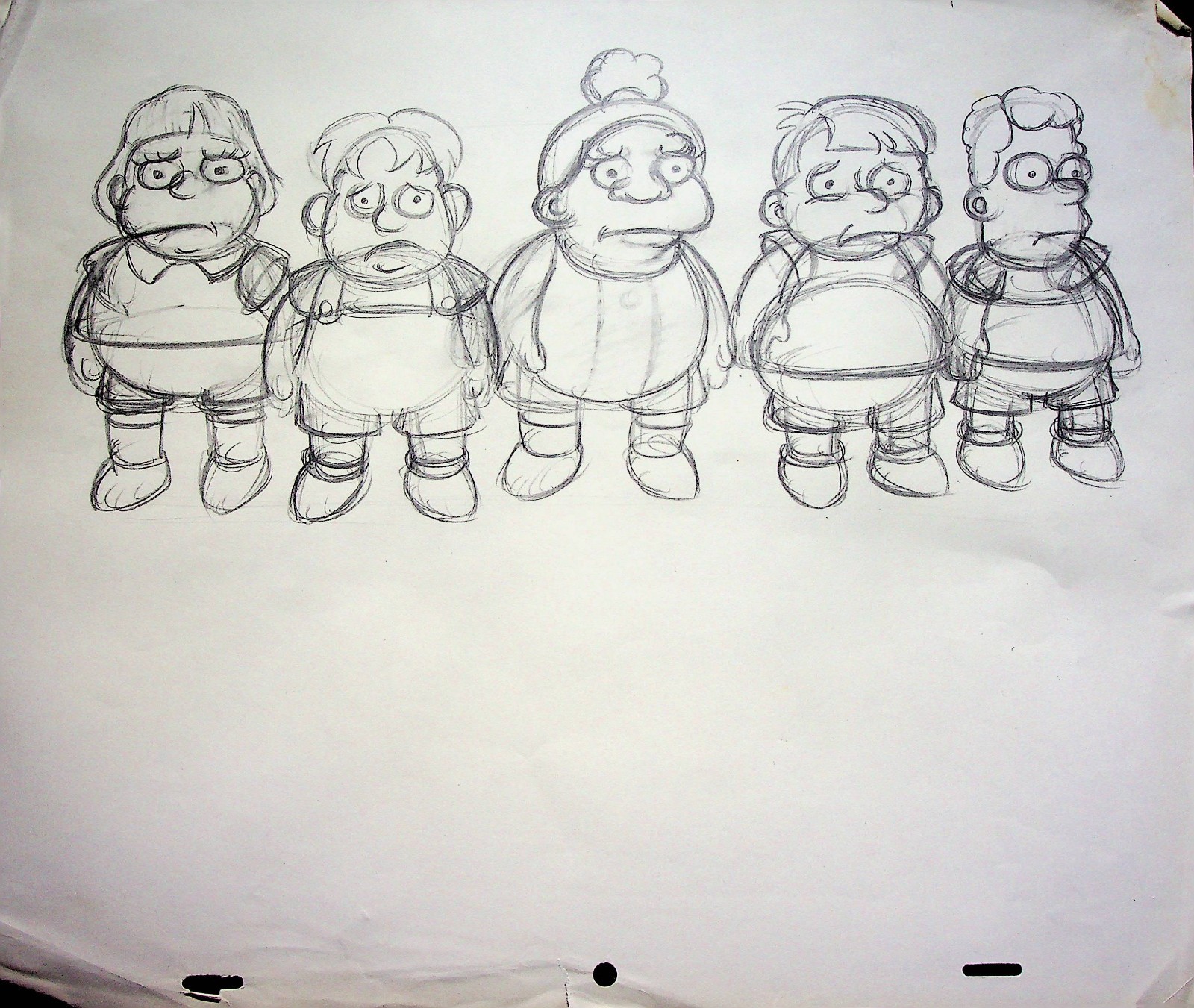 The Simpsons Production Hand Drawn Animation Pencil 20th Century Fox