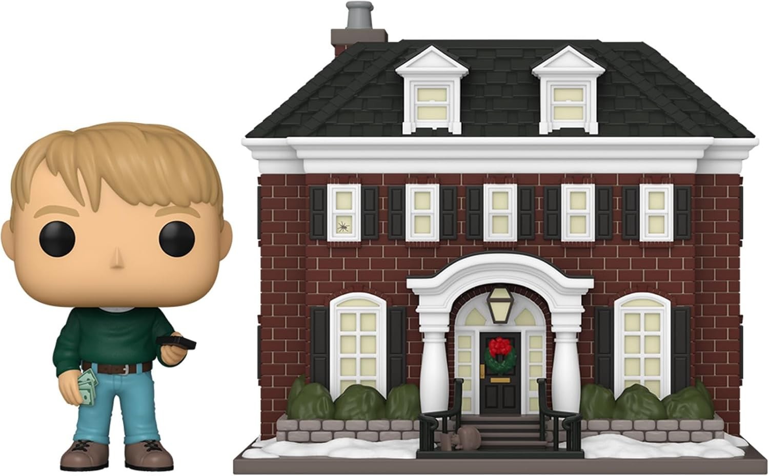 FLAWED Box Home Alone Kevin /w McCallister Home Funko Pop Figure