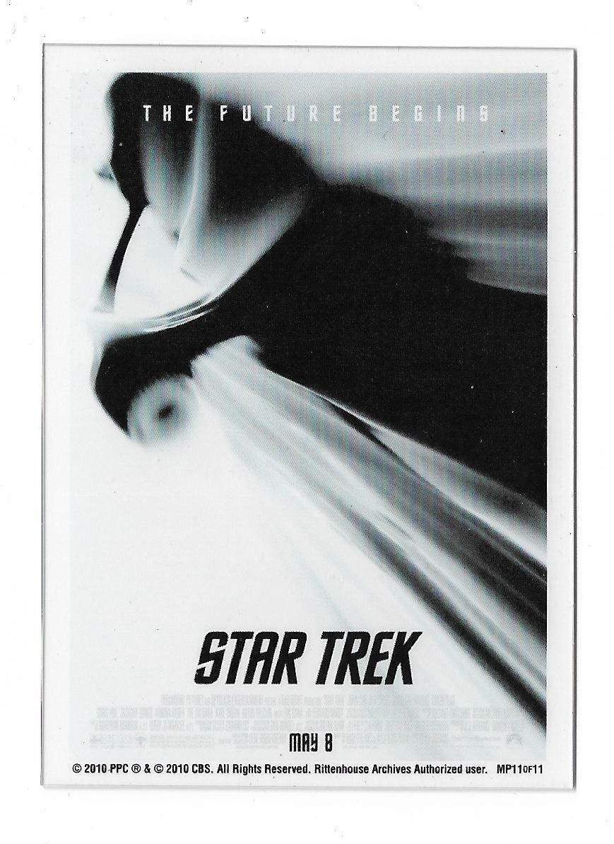 2017 Star Trek Beyond Trading Cards 2009 Movie Clear Plastic Case Topper MP11