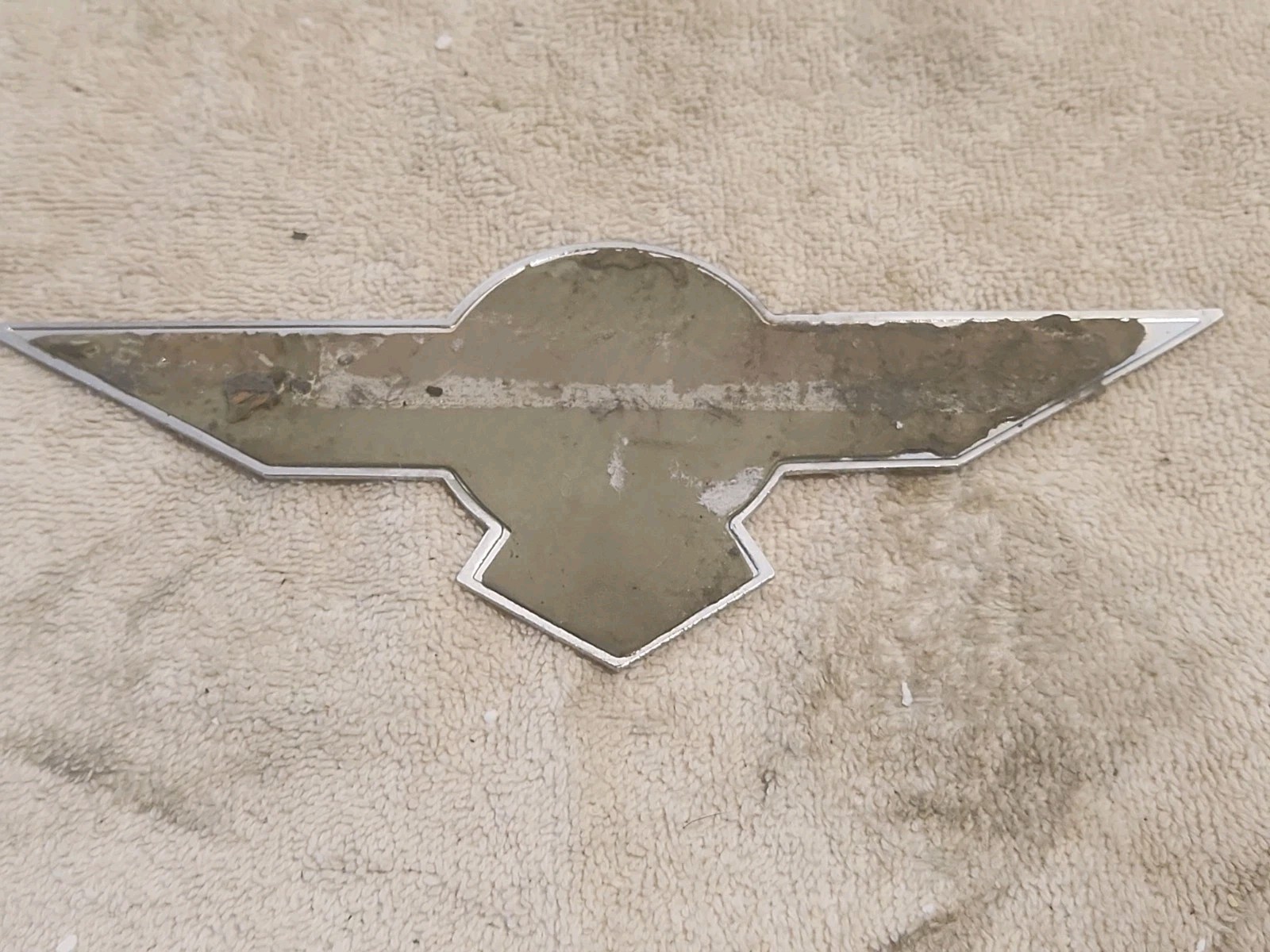 Genuine Harley-Davidson Fat Boy Green Star Wing Gas/Fuel Tank Emblem