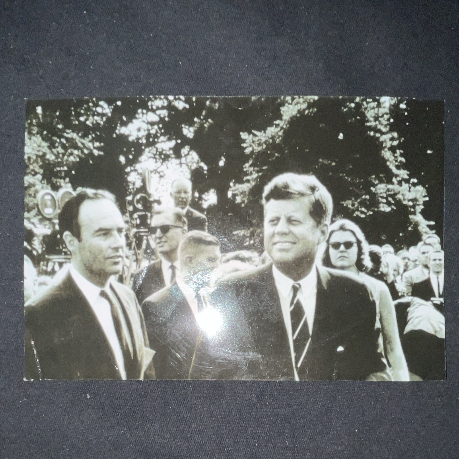 John F. Kennedy Black & White Politics Photograph, Unframed Landscape Print