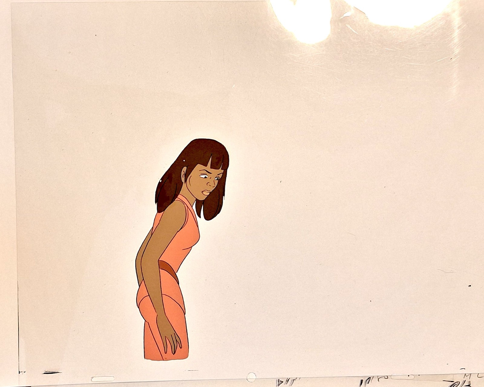 Star Wars Droids lot of 2 Auren Yomm production cels, Nelvana/Lucasfilm 1985