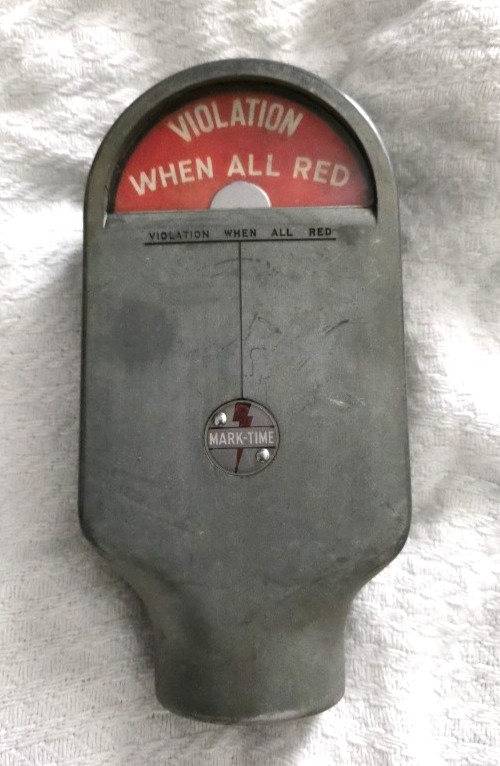 1950’s M.H. RHODES Mark Time 2 Hour PARKING METER