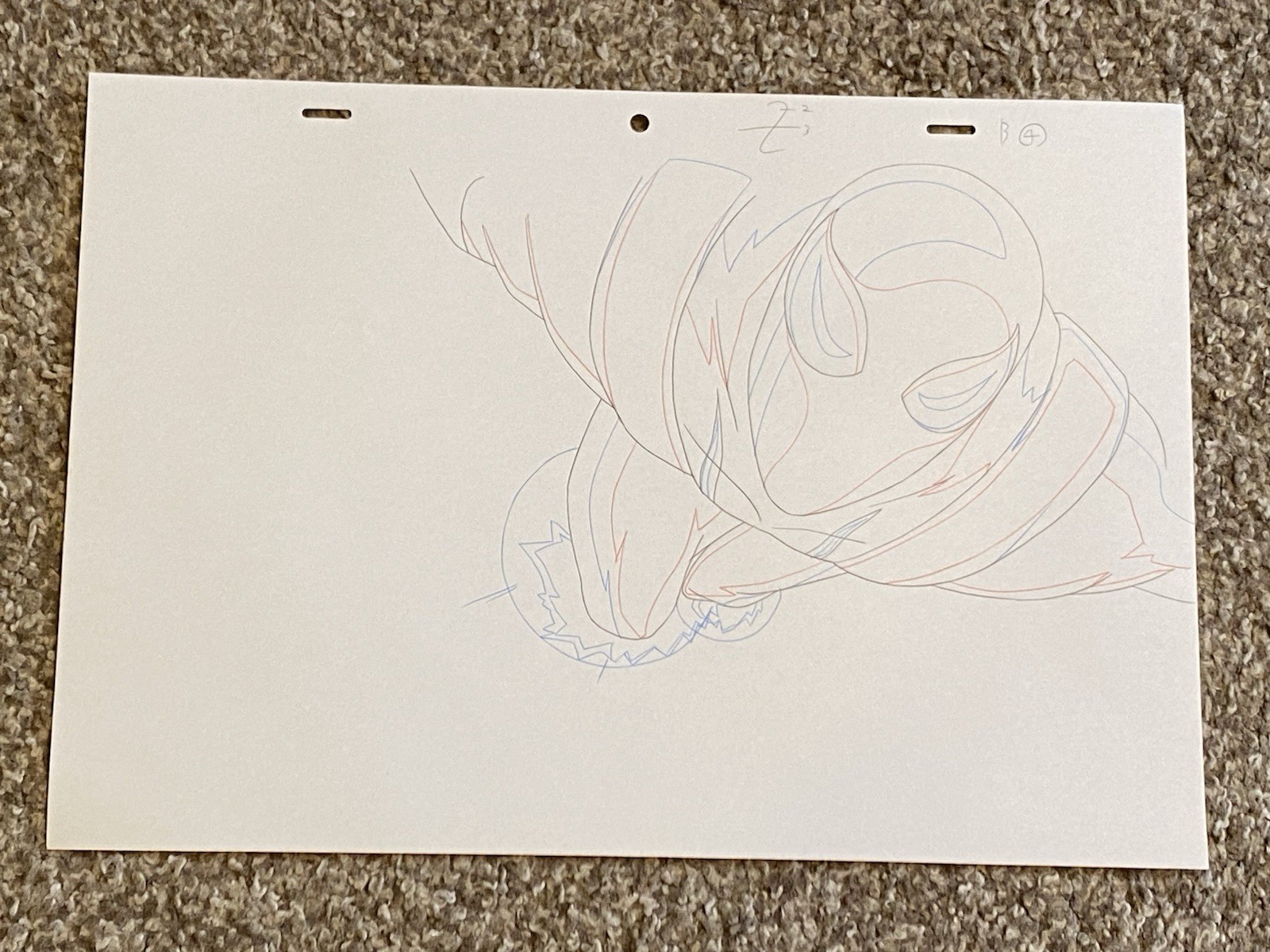 10 Marvel Animation Production Drawings Ultimate Spider-Man TV Series Lot 3