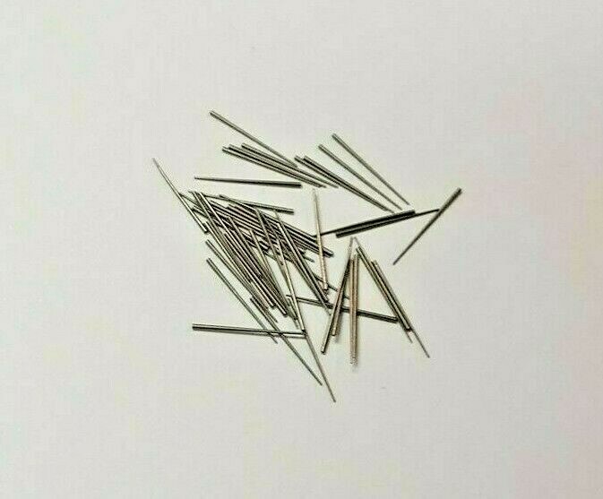 SHORT TAPER PINS BRASS OR STEEL 5 SIZES + 2 ASS. FOR CLOCKS 10 PK