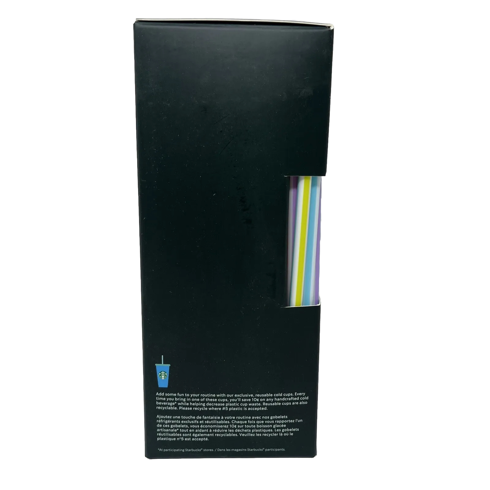 Starbucks Reusable Cold Cups Set of 5 – 24 Fl oz Multi Color – NEW Summer 2022