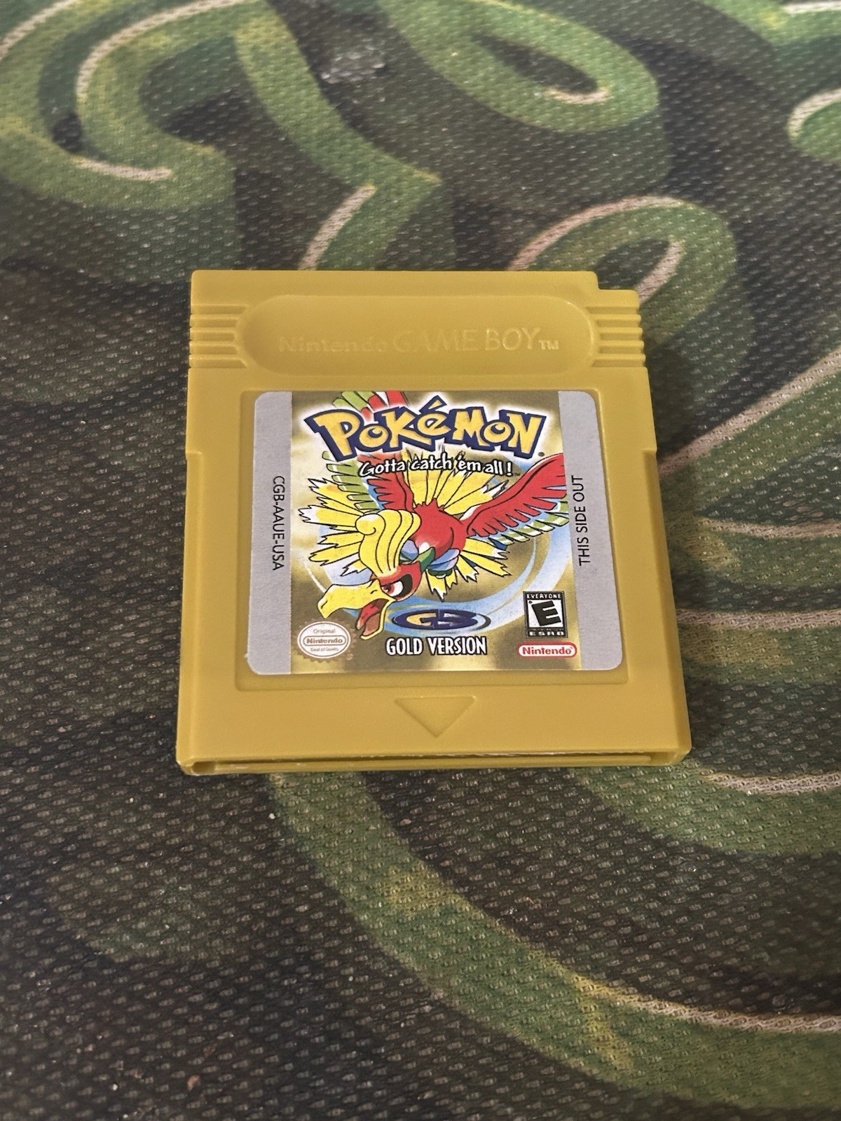 GBC Gold Version Game Boy Color, English Cartridge Game Tested USA NEW