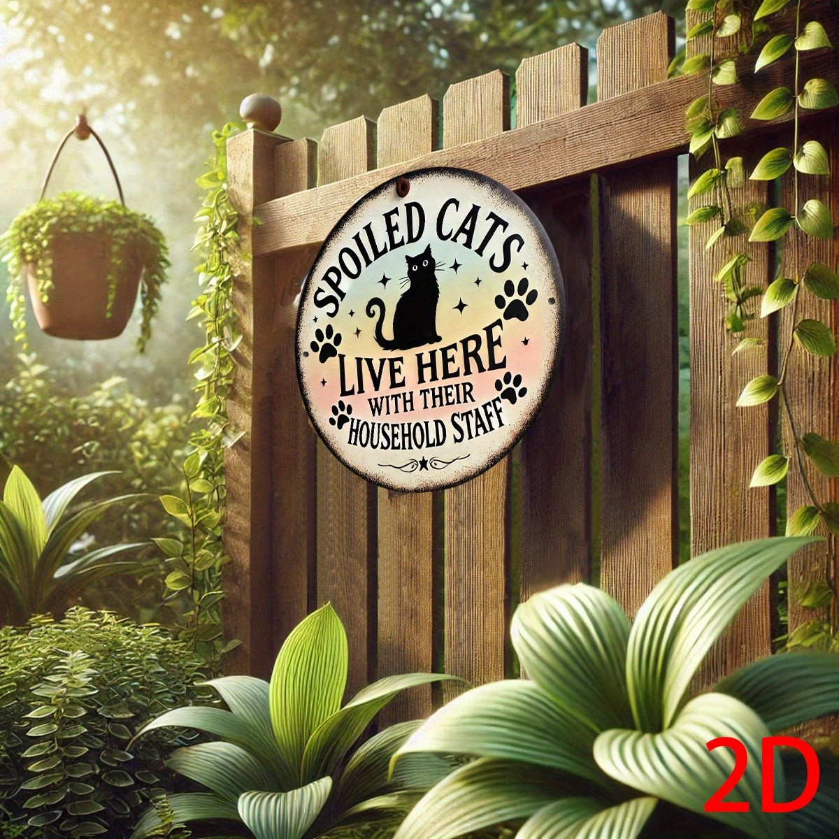 2D Flat, Tin Metal Signs Home Décor 8×8 Inch Aluminum Wall Featuring a Silhouet