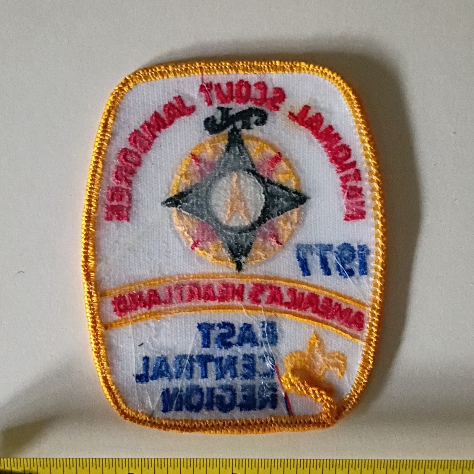Boy Scouts National Scout Jamboree East Central Region 1977 Patch Single Unit