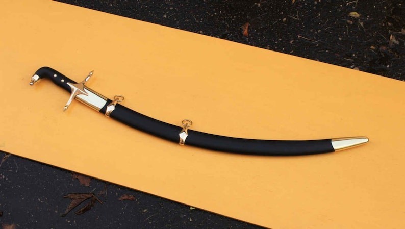 Turkish Curved Blade Sword Handmade High Carbon Steel 1095 Blade 34“