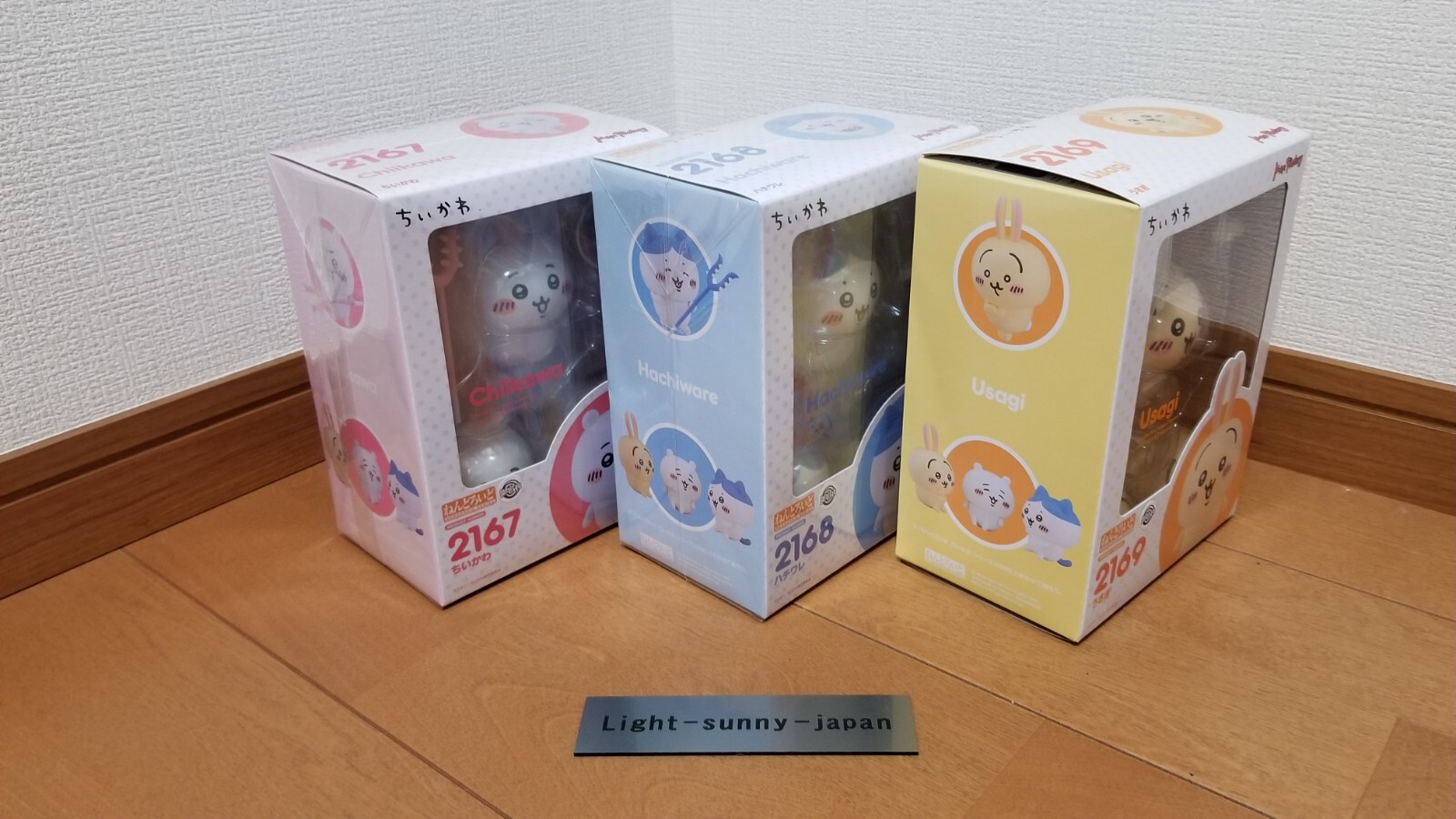 Nendoroid Chiikawa Hachiware Usagi Set of 3 Figure Good Smile Company Used Japan
