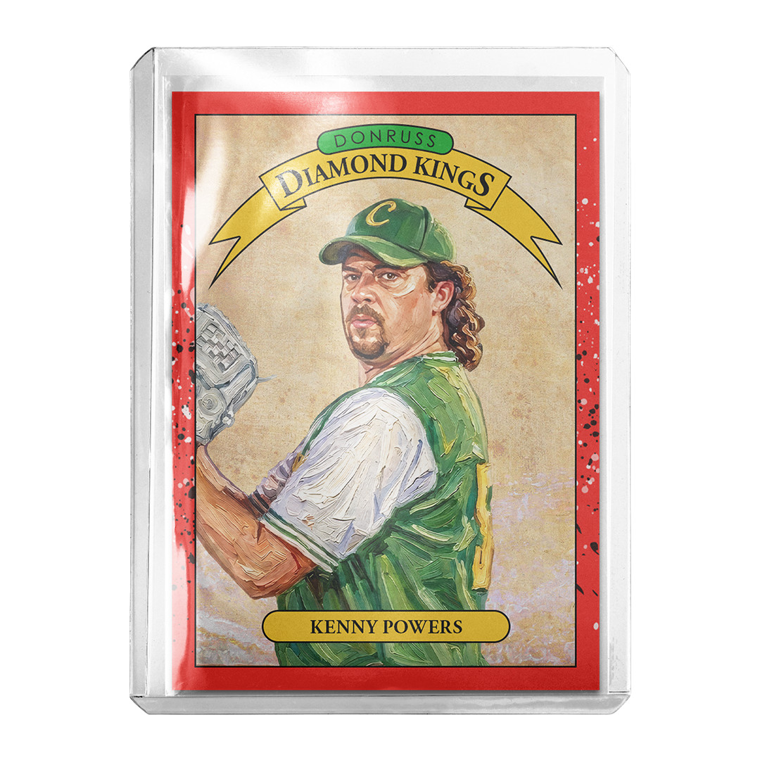 Custom 4-Pack Kenny Powers Eastbound & Down Novelty Retro Baseball Cards