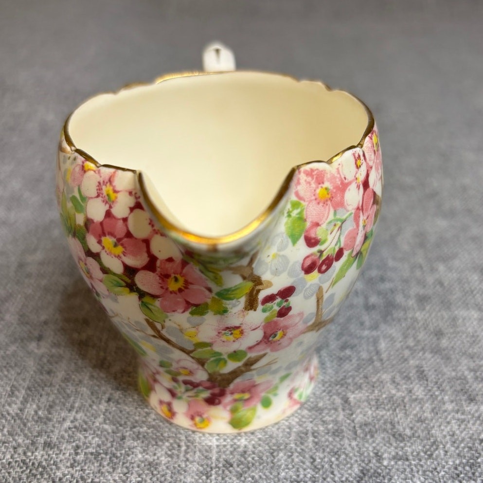 Shelley Maytime Fine Bone China made in England gold gild rim Vintage no. 823343