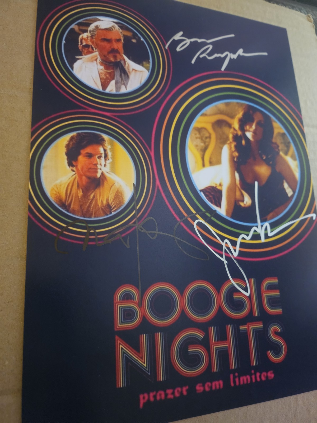 3 ORIGINAL AUTOGRAPHS W/ COA 8X12IN BOOGIE NIGHTS COOL PHOTO! SALE NOW!