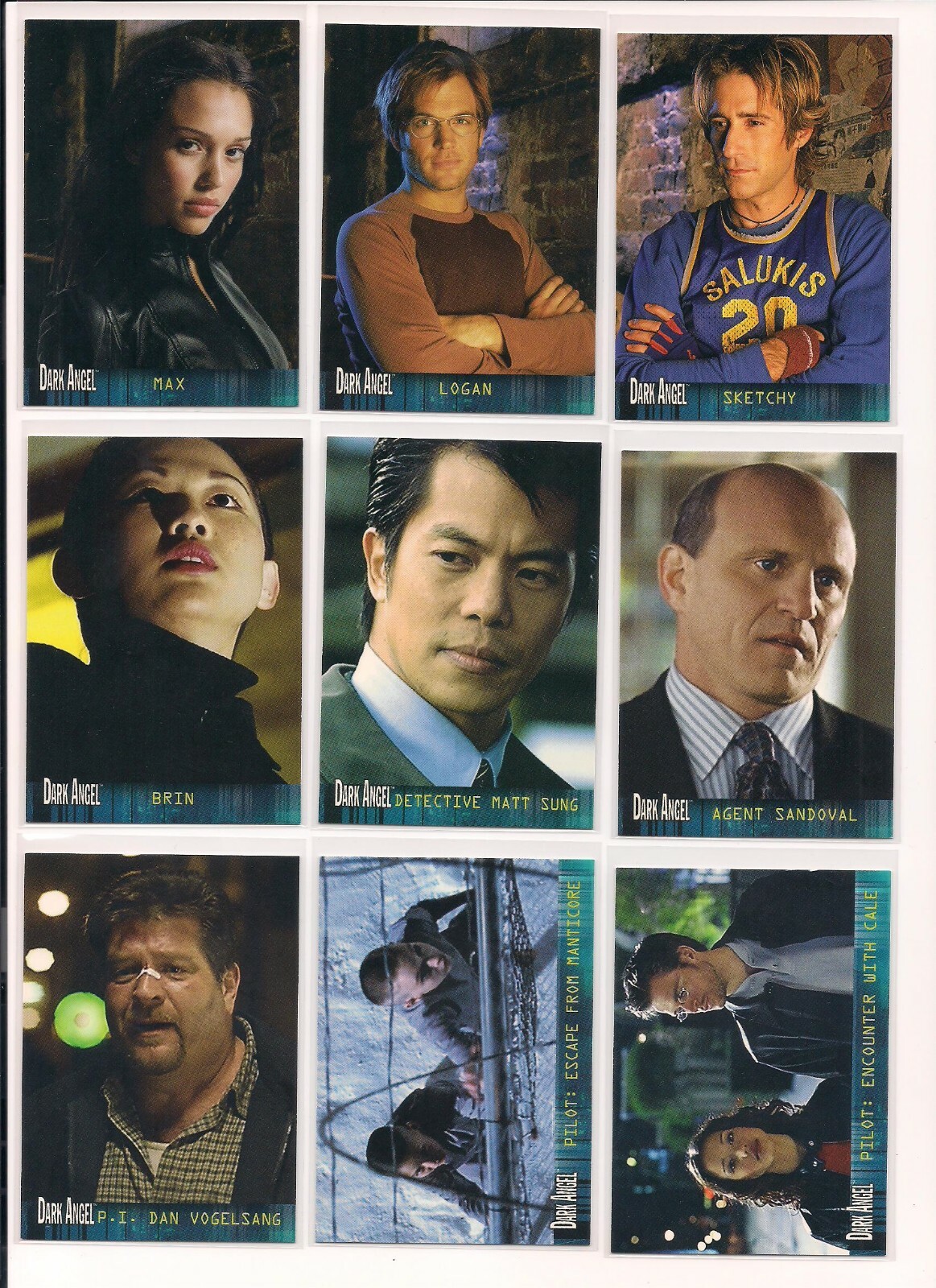 2002 Dark Angel Trading Cards / U Pick / Choose From List (Jessica Alba) bx25