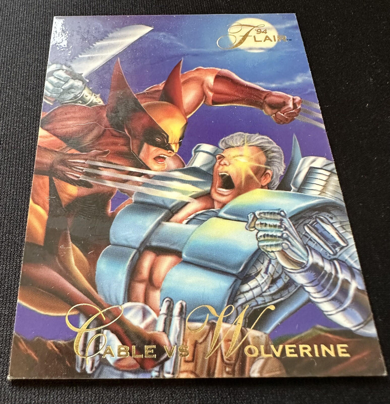 1994 Fleer Flair – CABLE VS WOLVERINE – #74 Marvel Comics